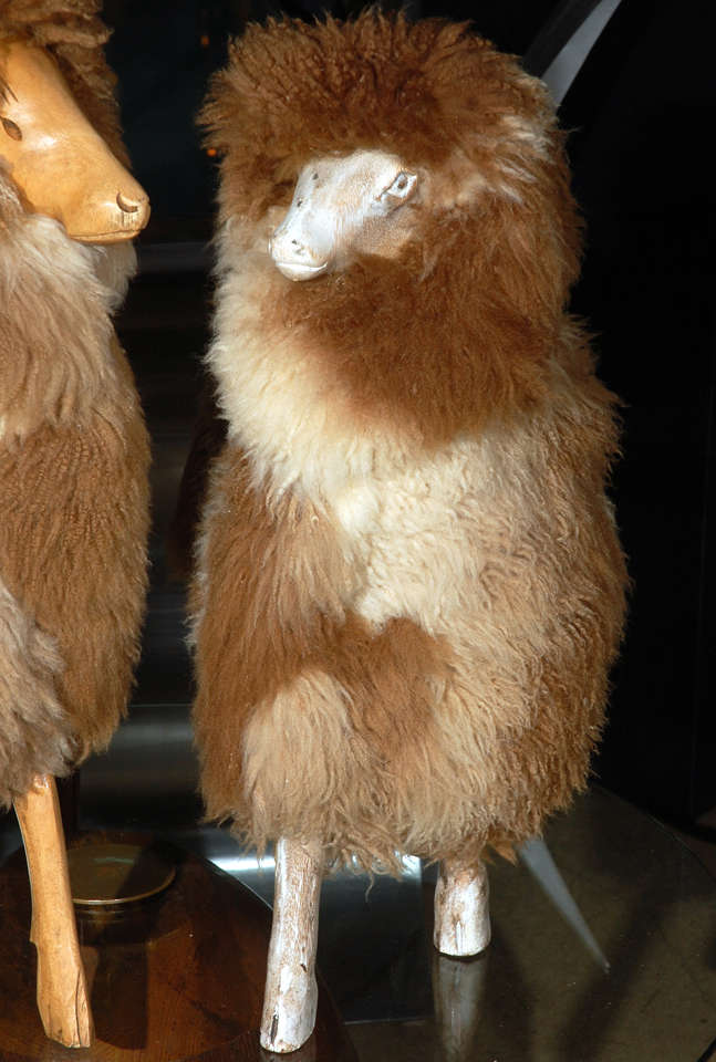American Pair Of Decorative Sheeps After Francois- Xavier Lalanne. For Sale