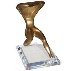 1960s Sculpture on Lucite Base