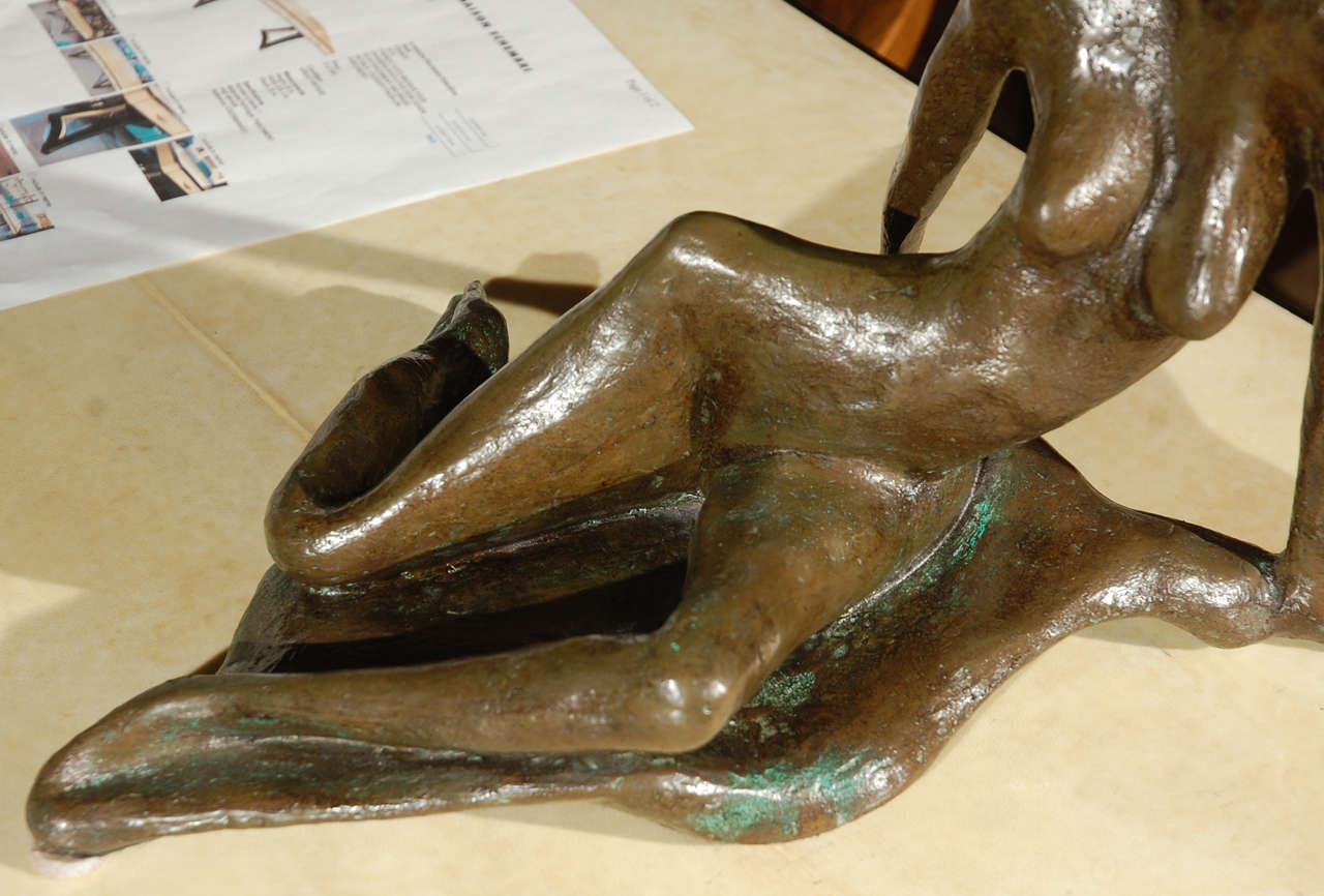 American Bronze Sculpture by Holmes For Sale