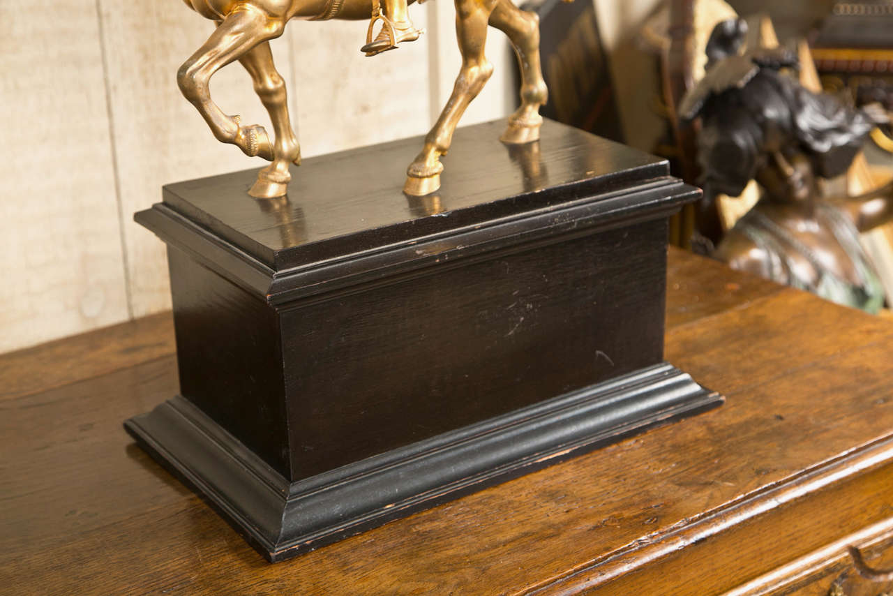 Renaissance Gilt Bronze Statue of Bartolommeo Colleoni