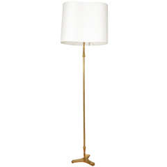 Neoclassical Brass Floor Lamp 12