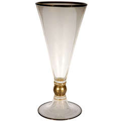 Unique Trumpet Venetian Vase