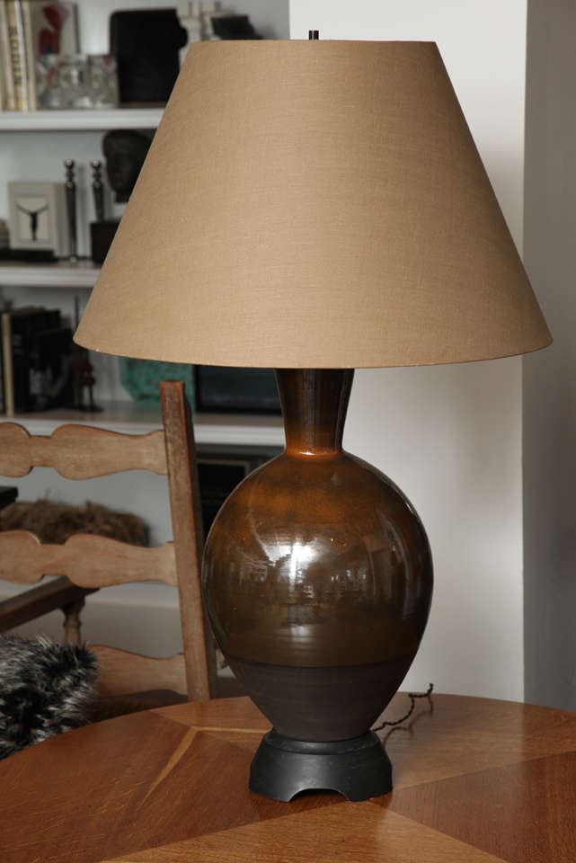 Danish Pottery Lamp