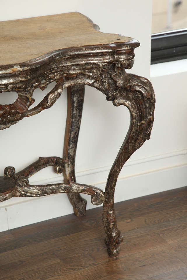 Italian Baroque Console In Good Condition For Sale In New York, NY