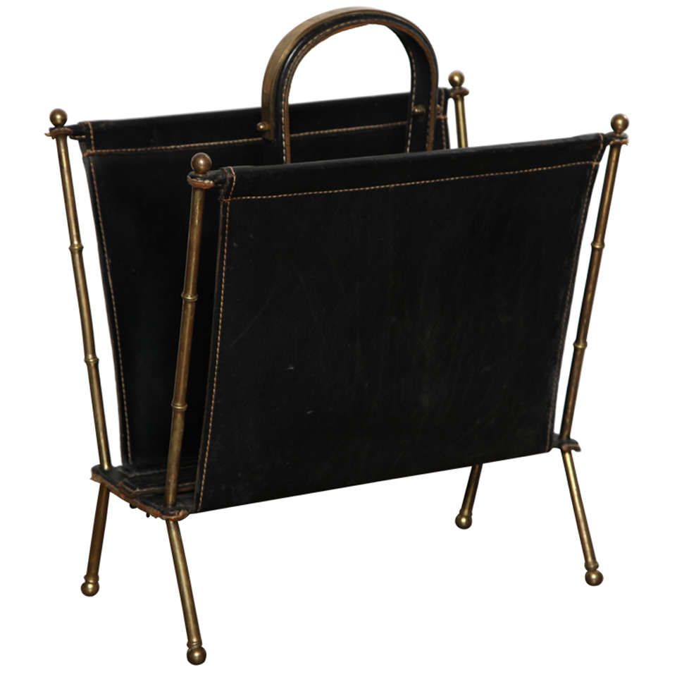 Jacques Adnet Magazine Rack