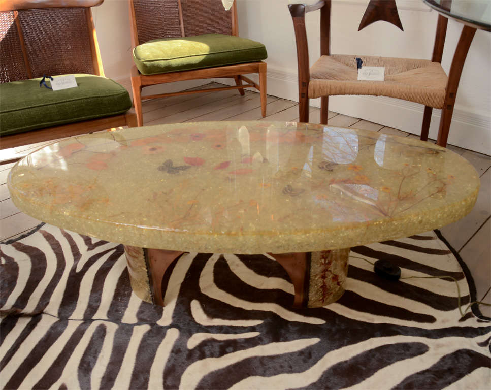 Lighted Resin Coffee Table