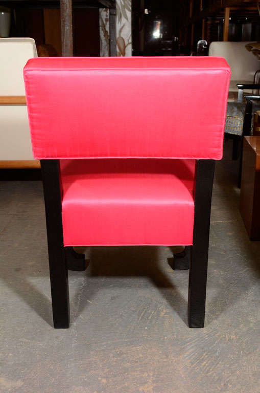 Pair of Chinese Modern occasional chairs by James Mont 2