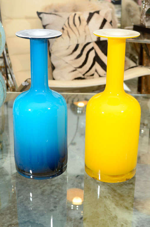 Glass Vases by Holmegaard