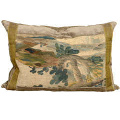Flemish tapestry cushion