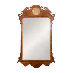 George III Walnut mirror