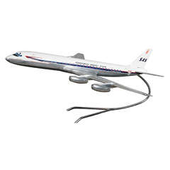 Extremely rare large-scale model of McDonnell-Douglas DC 8 Plane