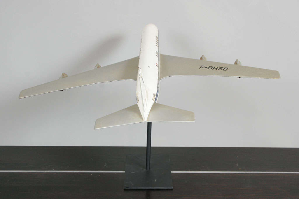Original Air France Boeing 707 Model Aeroplane 1960s In Good Condition For Sale In London, GB