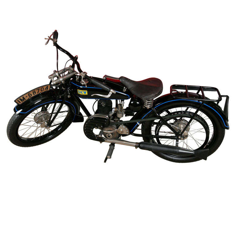 Fully Restored German DKW E206 Motorcycle For Sale