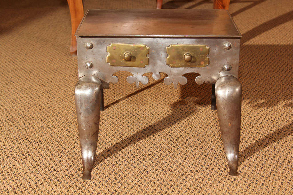 English Steel and Brass Footman