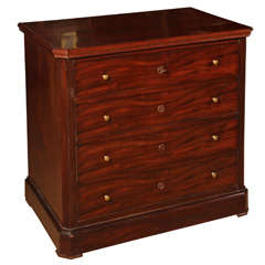 Small French Mahogany Chest of Drawers