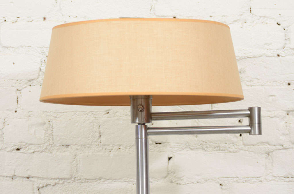 Late 20th Century Nessen Swing Arm Floor Lamp
