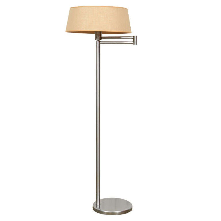 Nessen Swing Arm Floor Lamp
