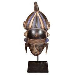 Painted African Baule Mask