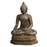 Large Bronze Seated Buddha