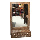 Large Mirrror With 5 Drawer Base