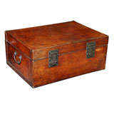 Antique Leather Trunk