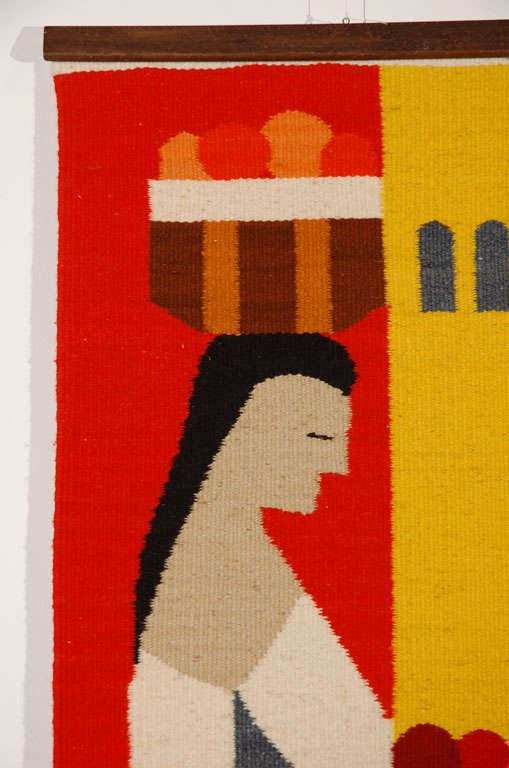 American “Campesina” Tapestry by Evelyn Ackerman