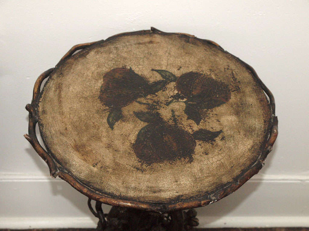 19th Century Pair of Rustic Twig Tables For Sale