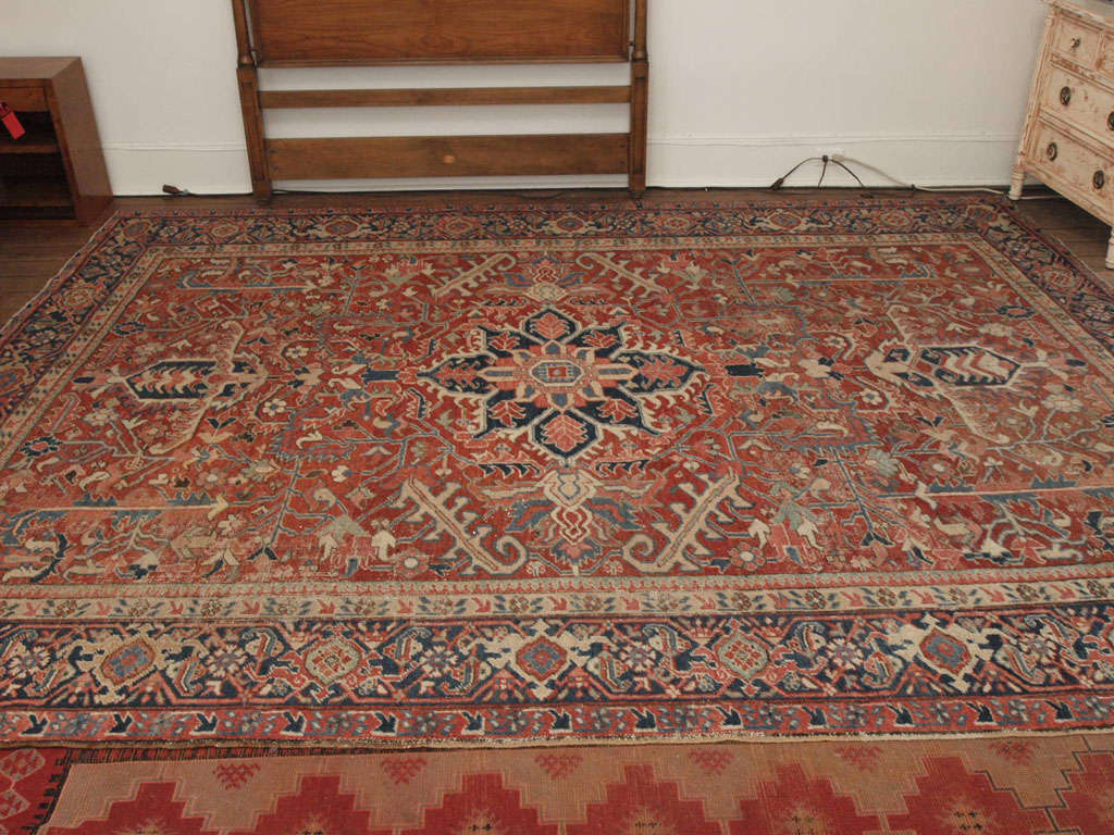 Persian Heriz Carpet For Sale