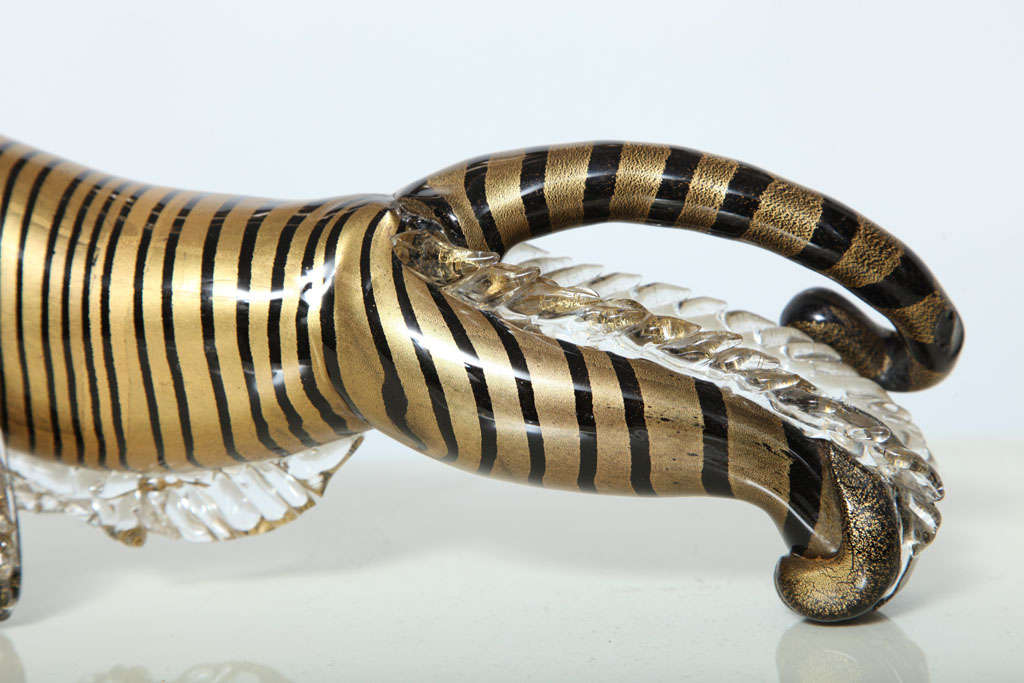 Glass Vintage Chenese Murano glass tiger