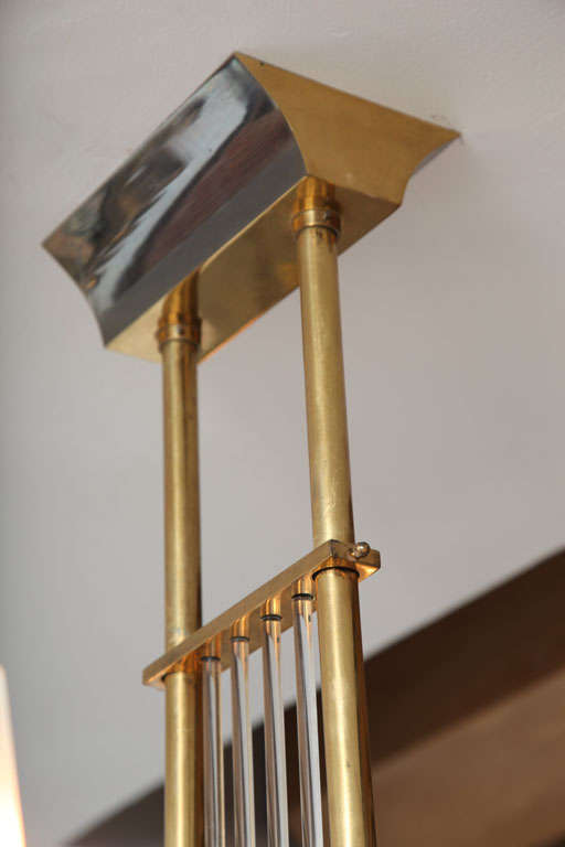 Mid-20th Century Atelier Petitot 8 arm chandelier