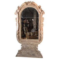 Antique 18th c. Italian Carved Mirror