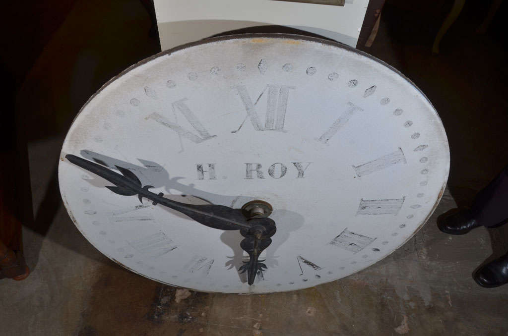 Large 19th Century Wall Clock Face  3