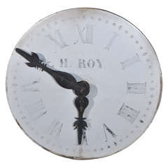 Large 19th Century Wall Clock Face 