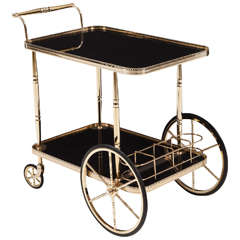 Brass Bar Cart