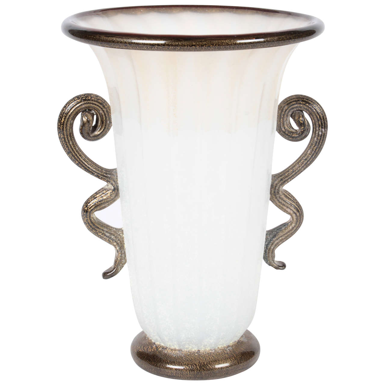 Vintage Murano Opalescent Vase