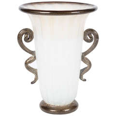 Vintage Murano Opalescent Vase