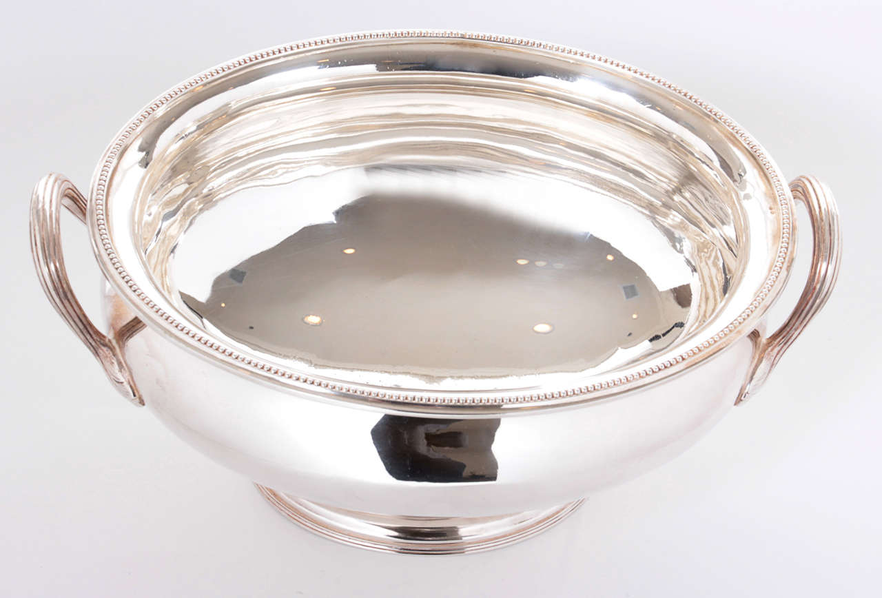 20th Century Silver Soup Tureen For Sale 1