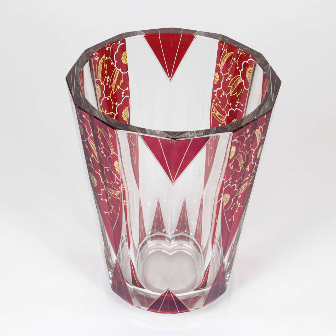 20th Century 1920s Vintage Czech Deco Vase For Sale