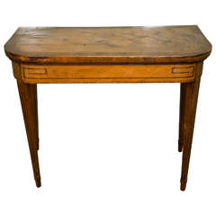 Crotch Mahogany Games Table