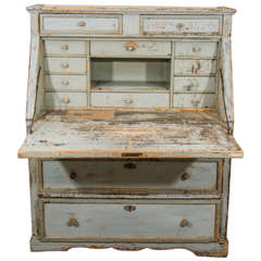 19th Century Painted French Desk 19th Century Painted French Desk