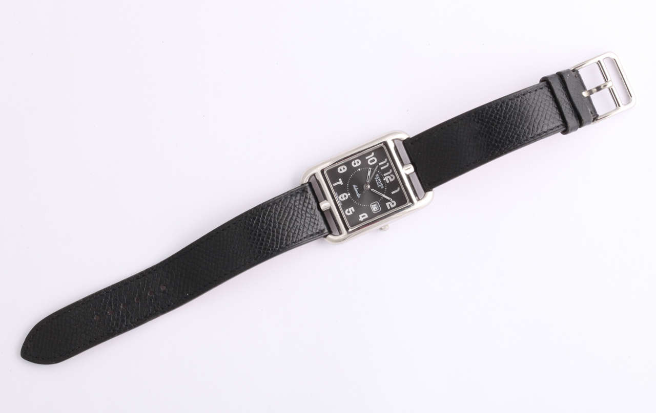 Hermès H Model Automatic Black Face Watch