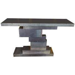 Flair Home Collection Block Console