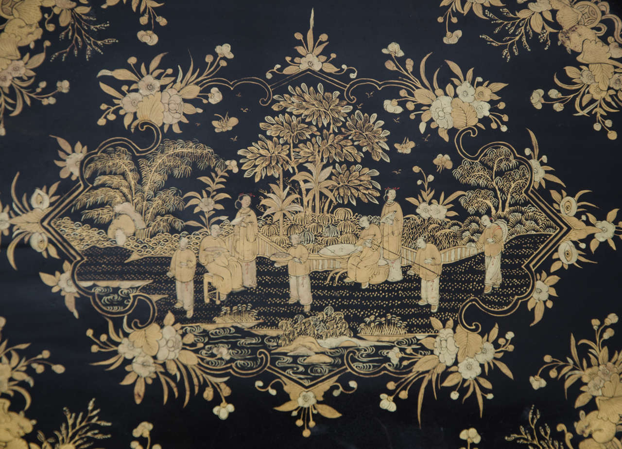 Regency Chinese Lacquer Export Tray, circa 1820