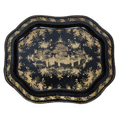 Chinese Lacquer Export Tray, circa 1820