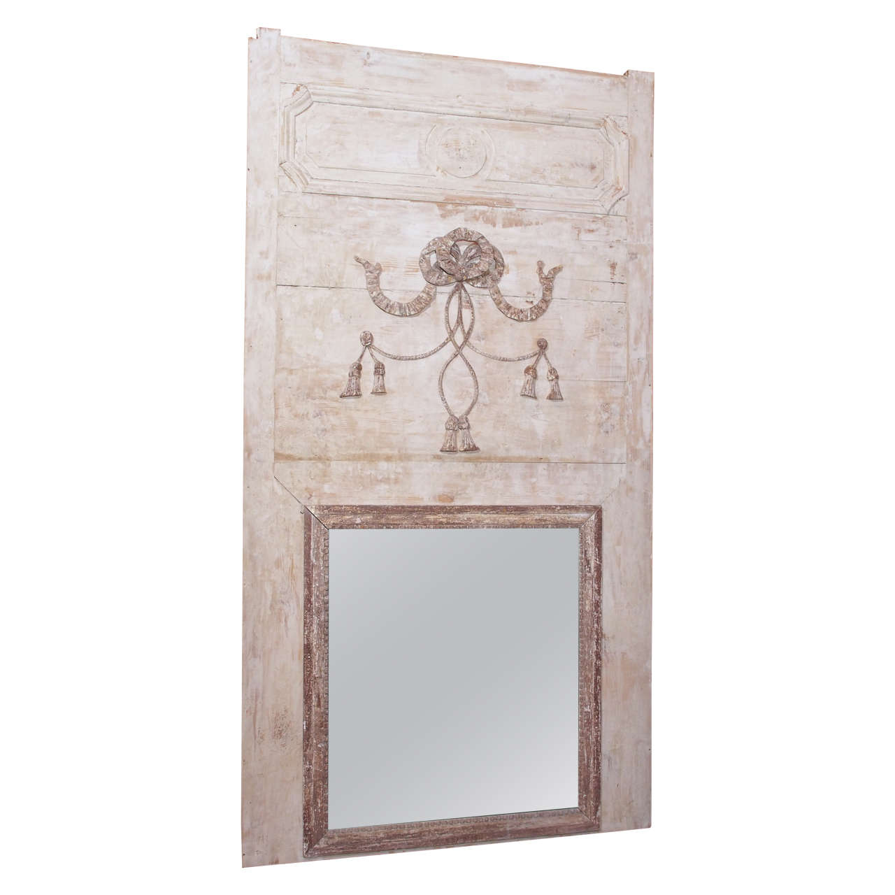 19th Century Trumeau Mirror For Sale