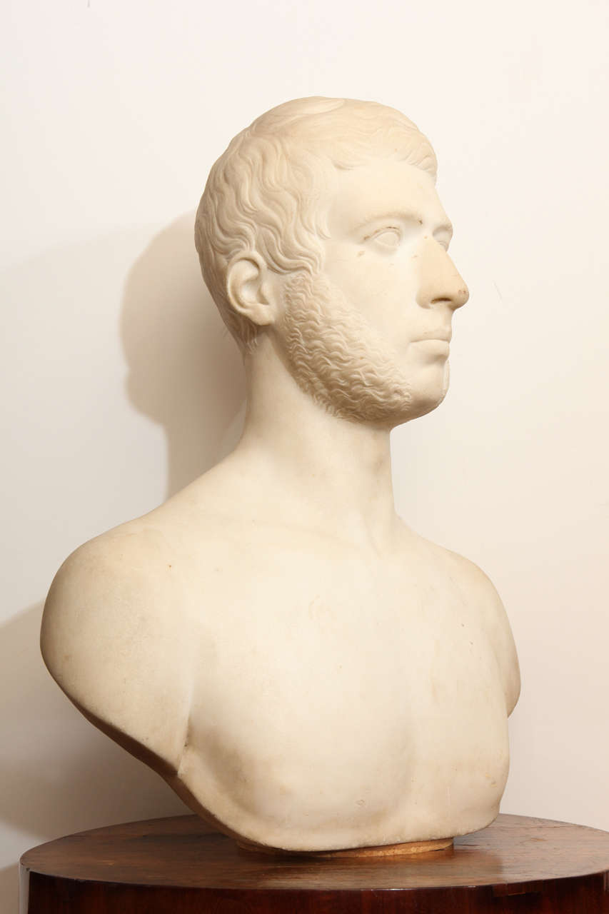19th Century Italian Marble Bust by Niccolo Bazzanti, 1830 5
