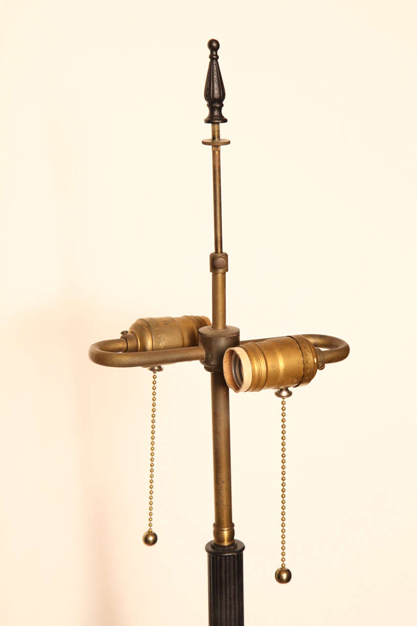 Iron Late 19th Century Neo-Classical Standing Lamp