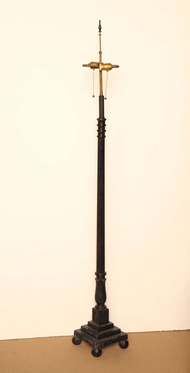 Late 19th Century Neo-Classical Standing Lamp 1