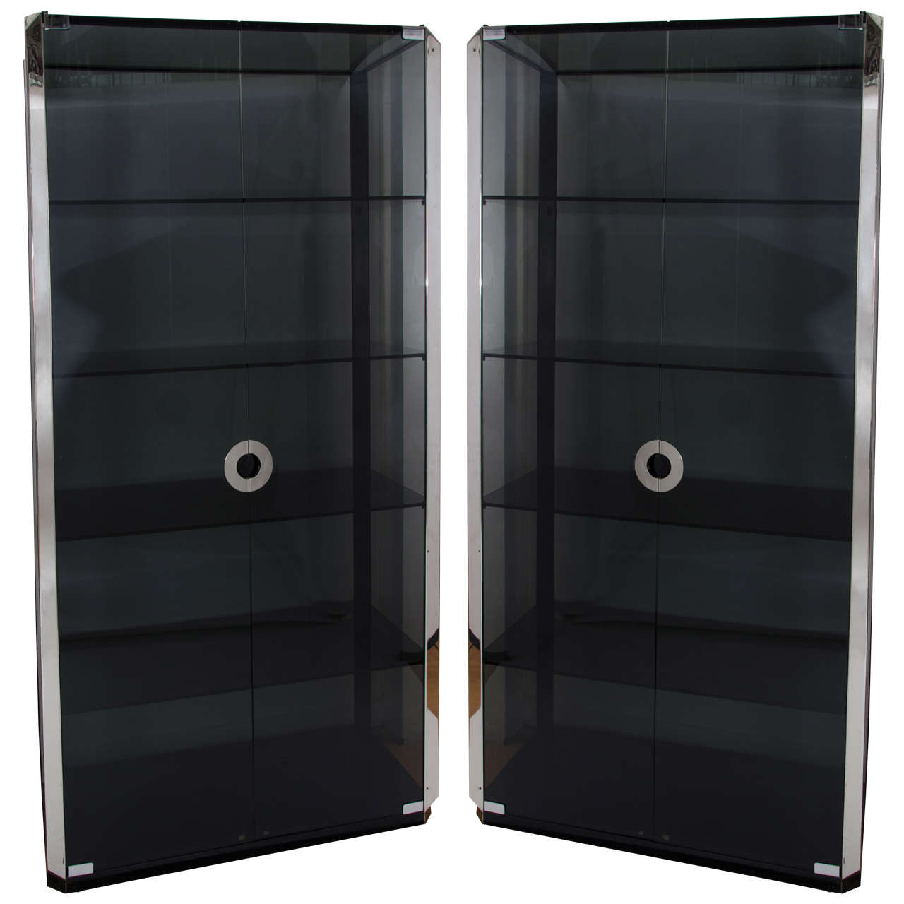 Pair of Mario Sabot Cabinets For Sale
