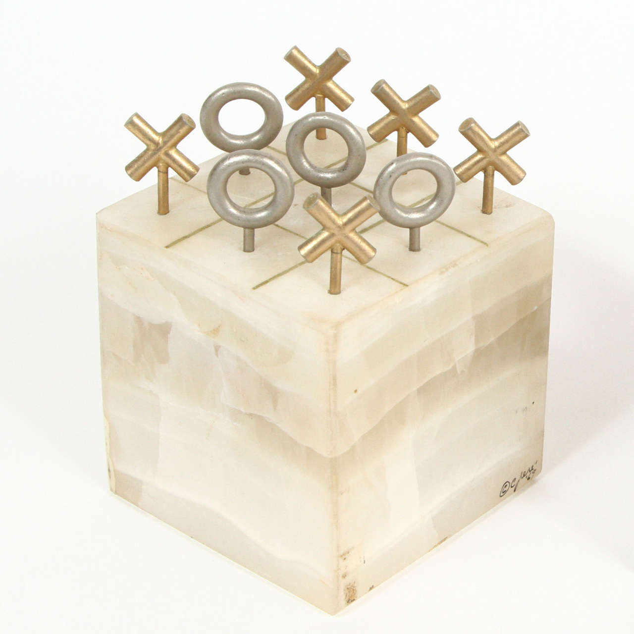 Tic Tac Toe Sculpture by Curtis Jere